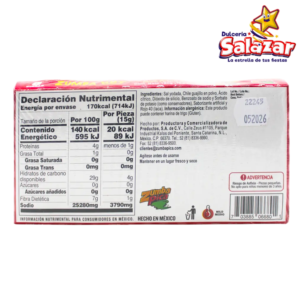 TAMARINDO ZUMBA HOT CHILITO ZUMBA ZUM0012_2.webp