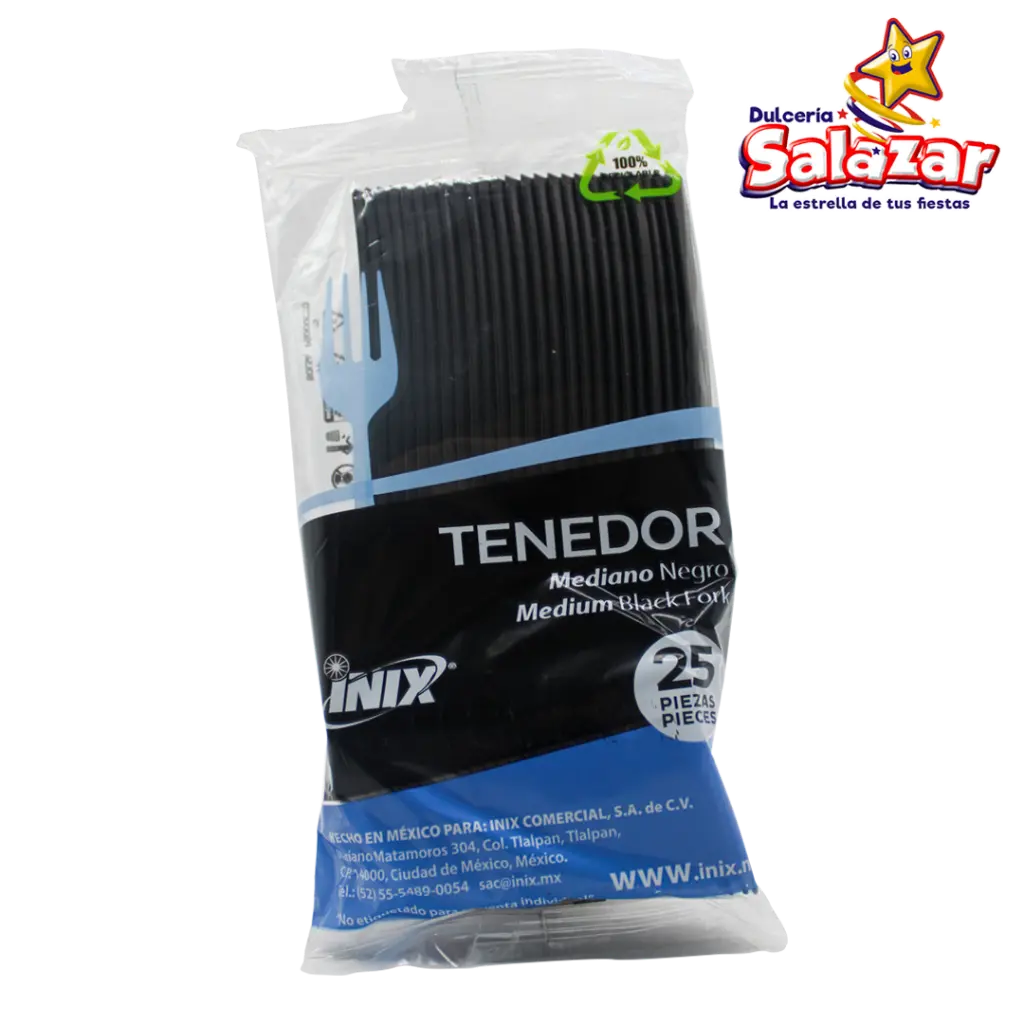 TENEDOR NEGRO INIX B25PZA INIX0127_2.webp
