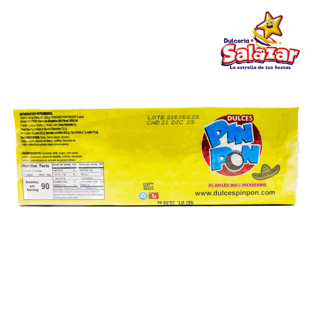 Cocada maqueta pin pon PIN0005_2.webp