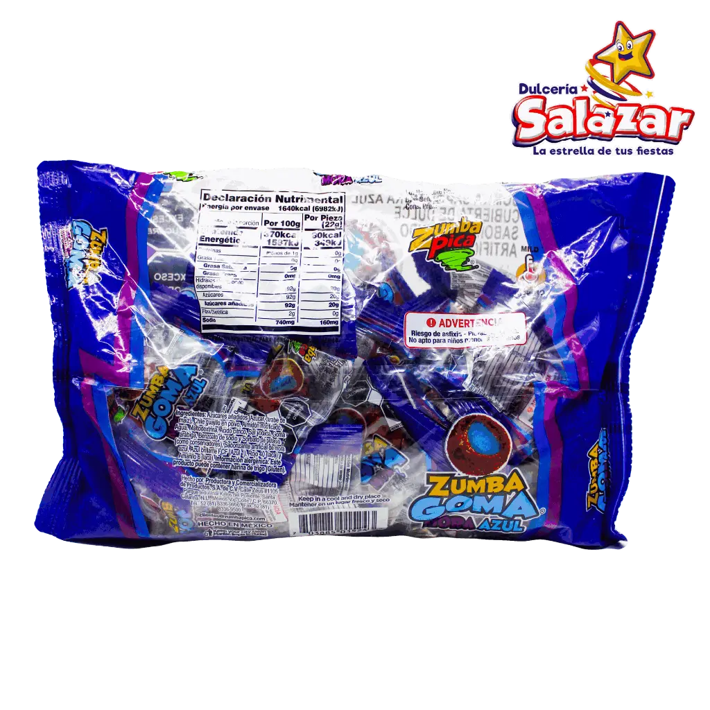 Goma piña zumba mora azul ZUM0105_2.webp