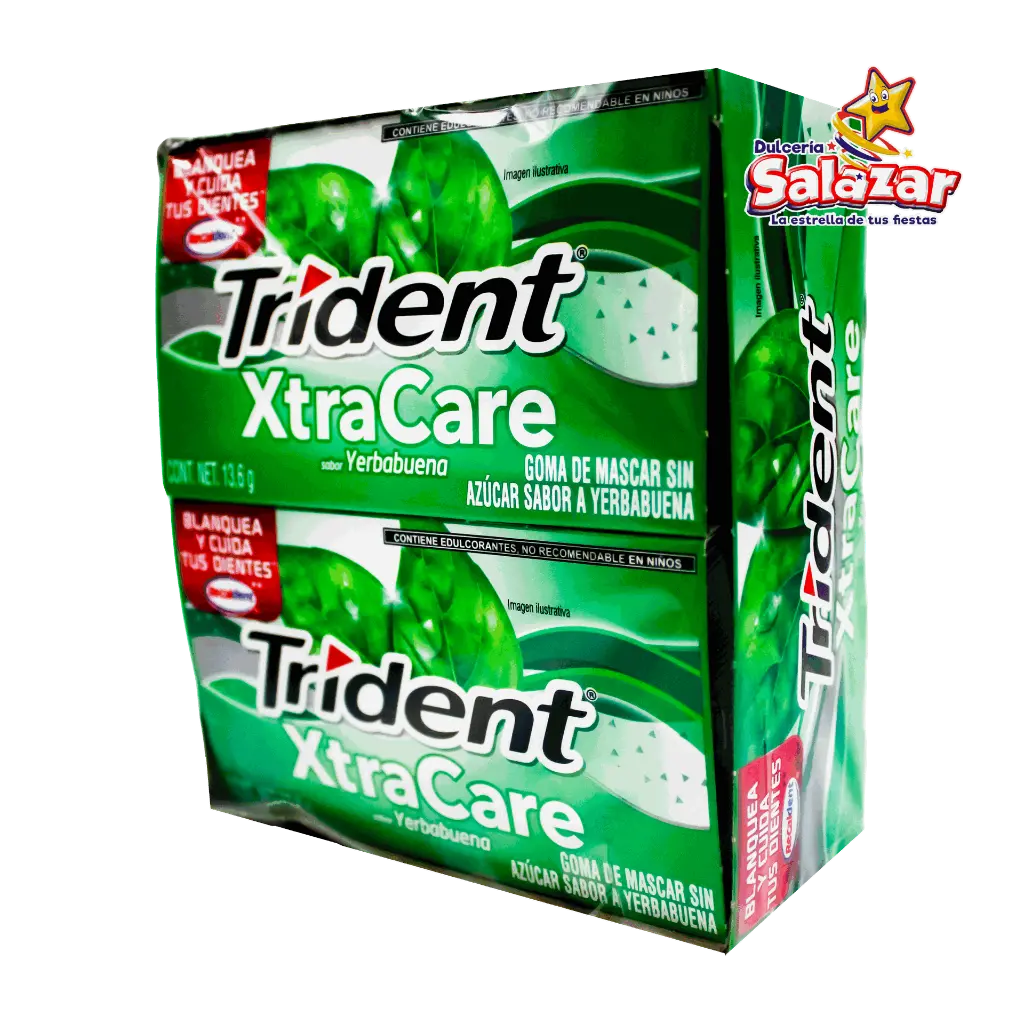 Chicle trident xtracare yerbabuena 163.2g ADA0093_2.webp