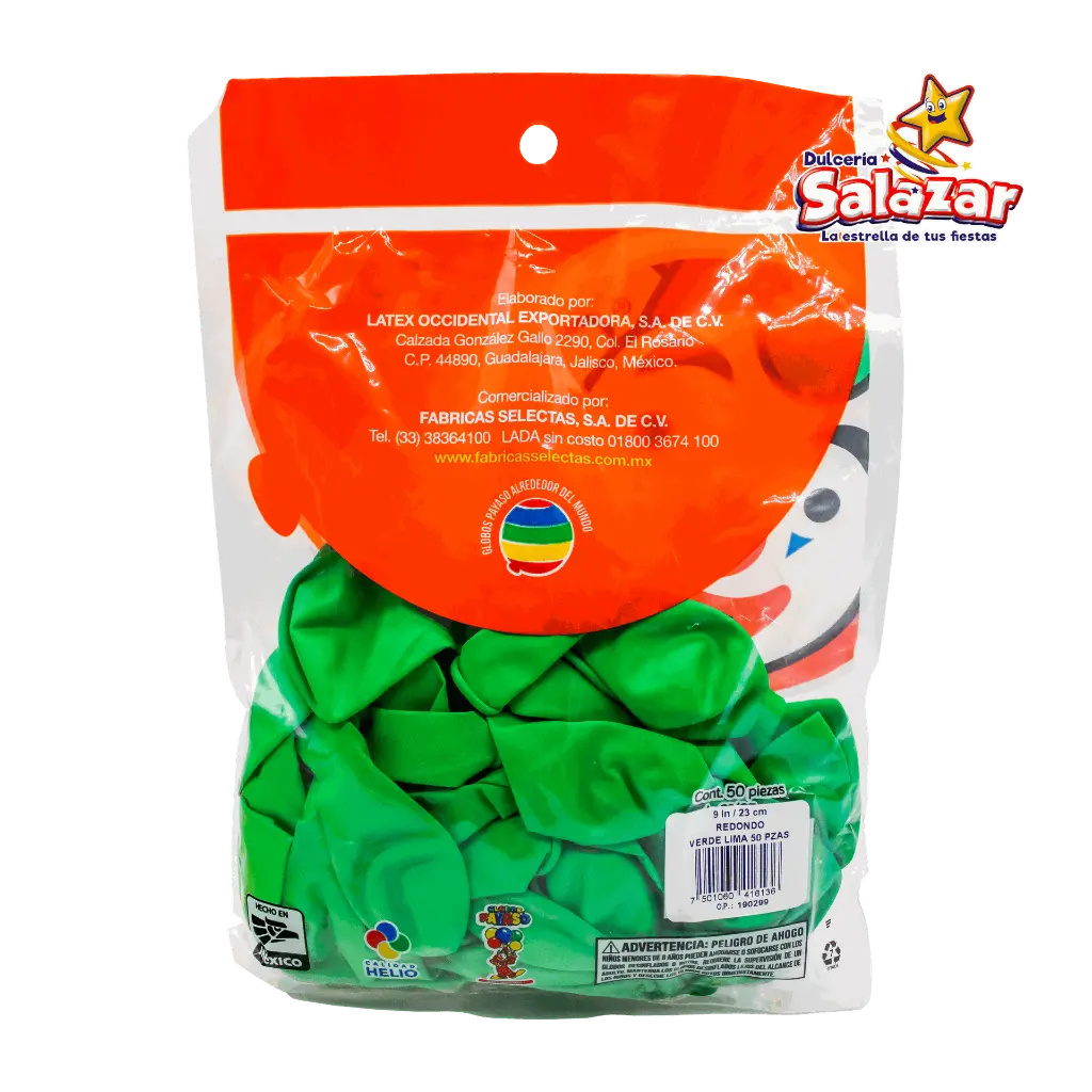 Globo #9 verde lima 50 pza SEL0056_2.webp