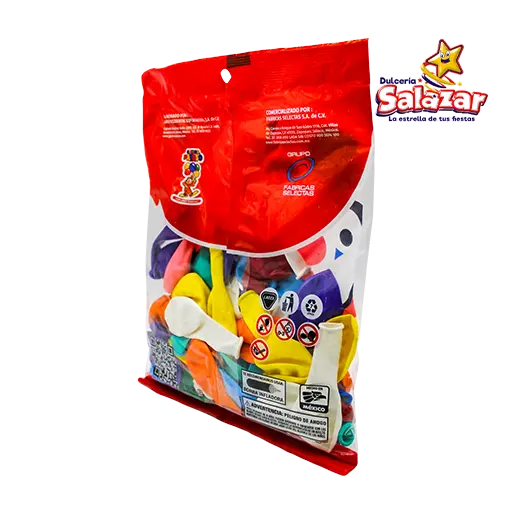 Globo #7 payaso surtido 50pzs SEL0052_4.webp