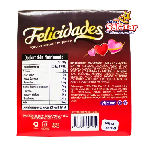 Corazón felicidades RISA RIS0025_3.webp