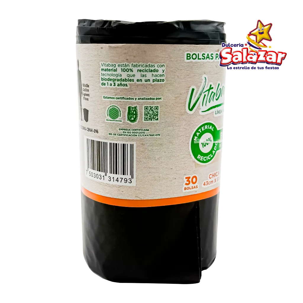 Bolsa rollo negra CHICA vitabag ANG0017_2.webp
