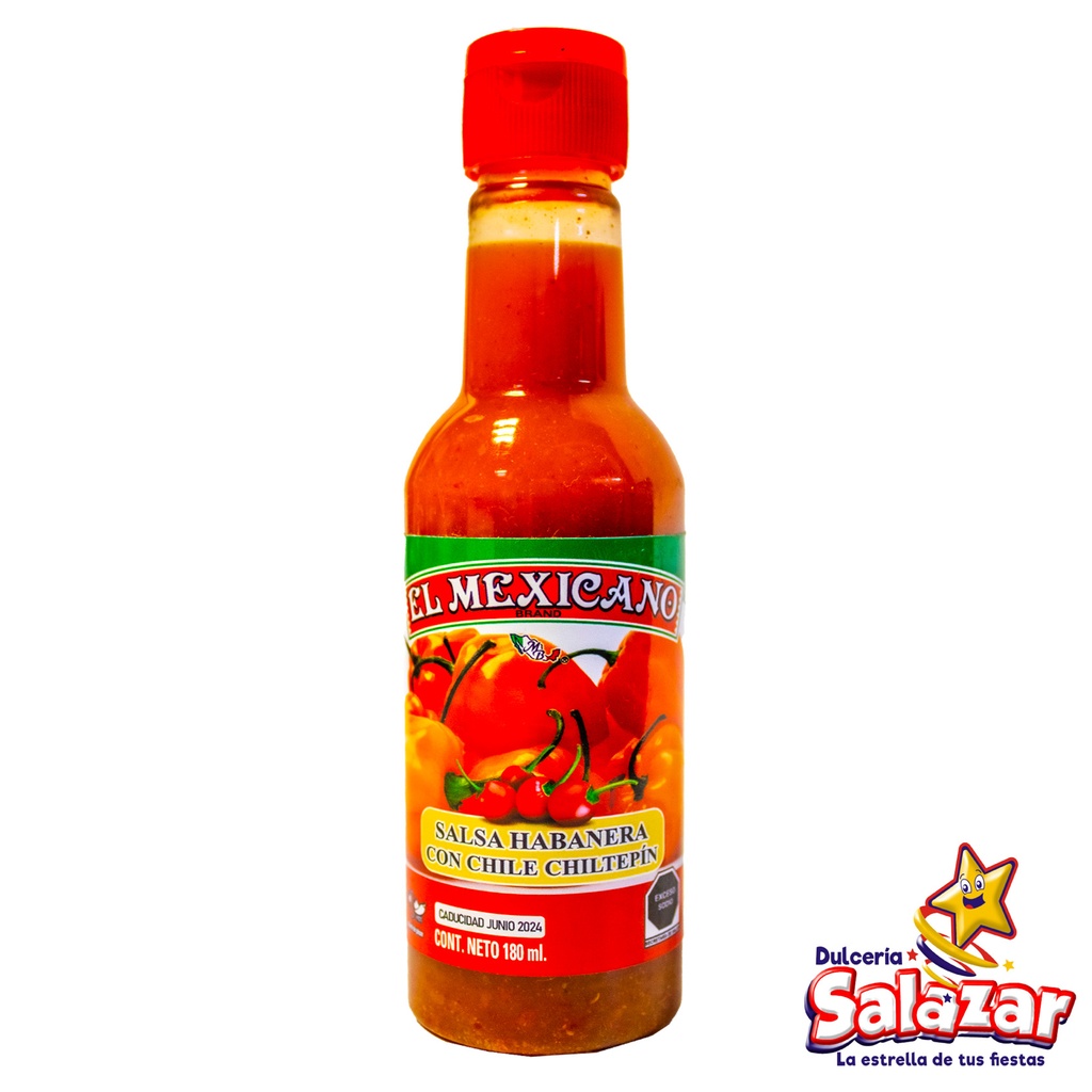 SALSA HABANERA C/CHILE CHILPETIN MEXICAN -BOT.180ML- "C/24/1" 