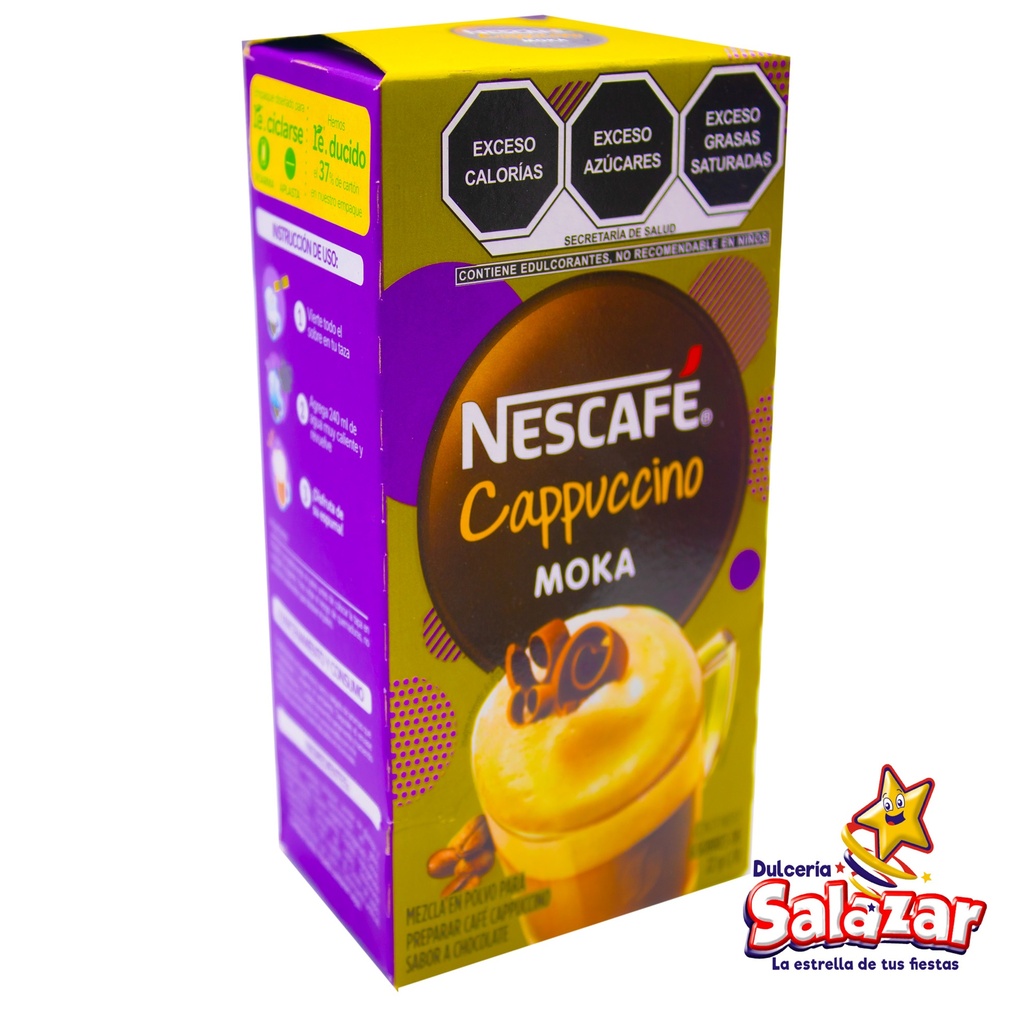 [ABARROTE0161] NESCAFE CAPPUCHINO MOKA -B.132G- "C/6/6" 