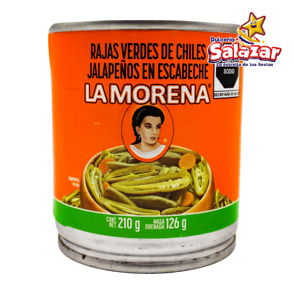 CHILES LA MORENA RAJAS -BOT.210G- "C/48/1" 