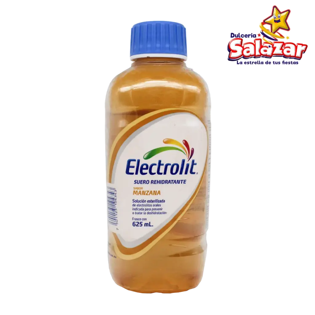 [ABARROTE0185] SUERO ELECTROLIT MANZANA -BOT.625ML- "C/12/1" 