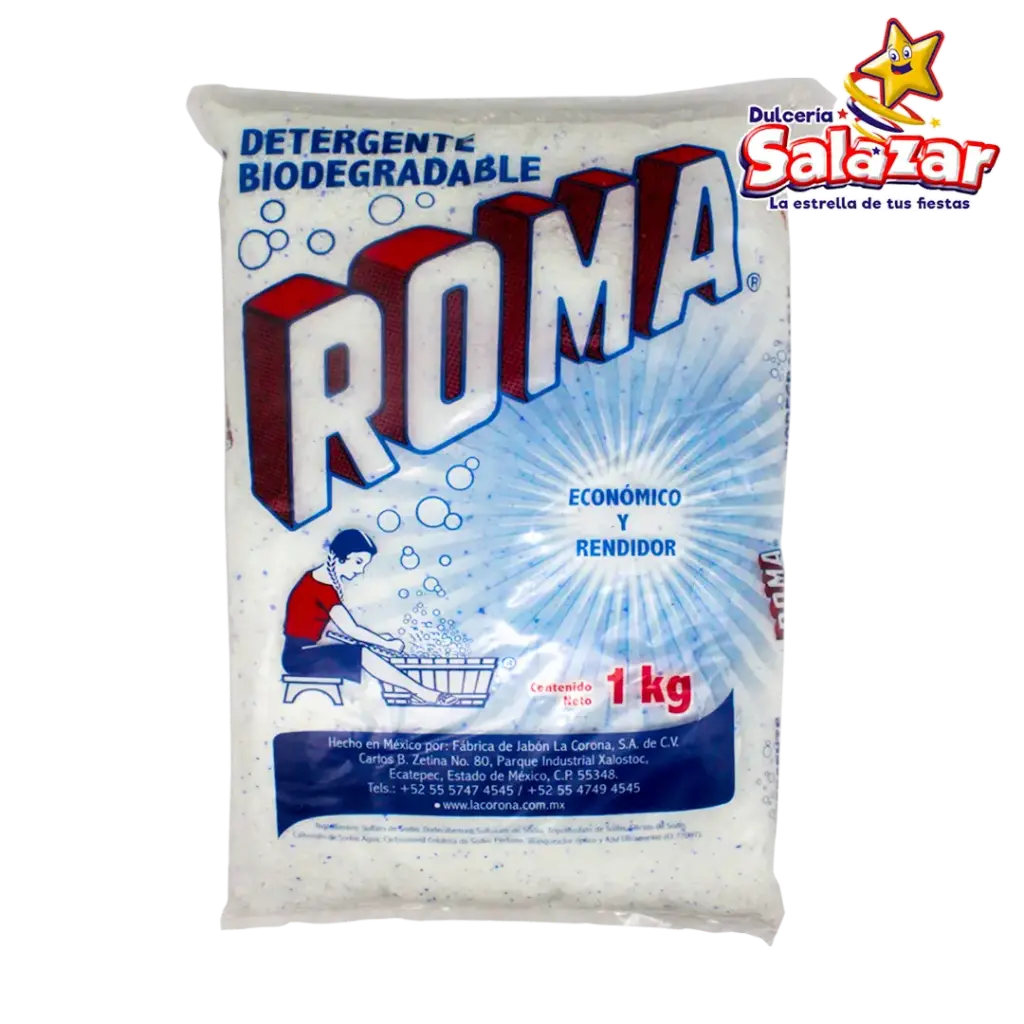 [ABARROTE0284] DETERGENTE ROMA -B1KG- "C/10/1" 