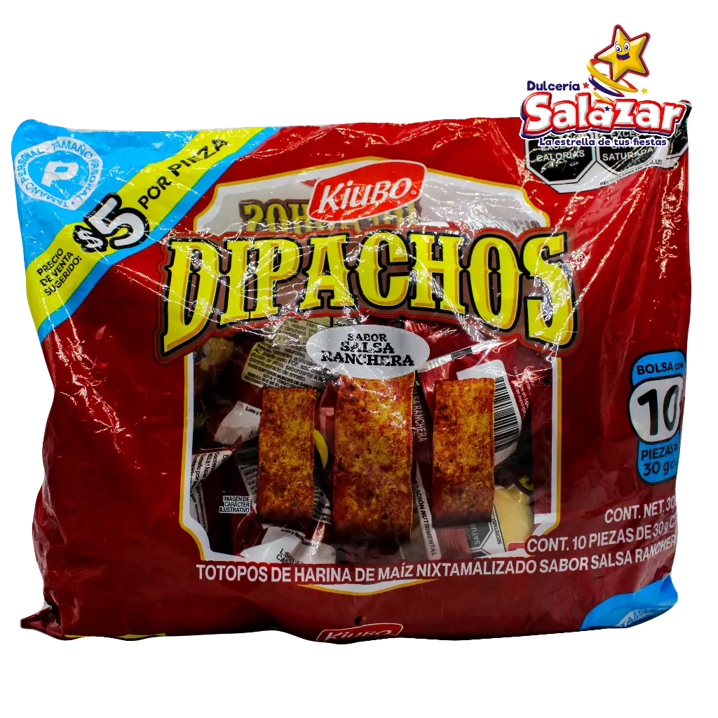 [GON0073] KIUBO PEQUE DIPACHOS SALSA RANCHERA 33G