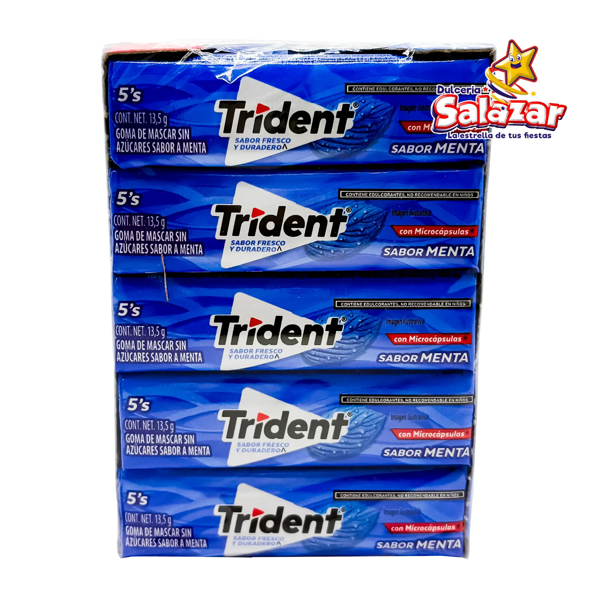 [ADA0347] CHICLE TRIDENT TA 5'P MENTA -D.270G.- "C/48/20"