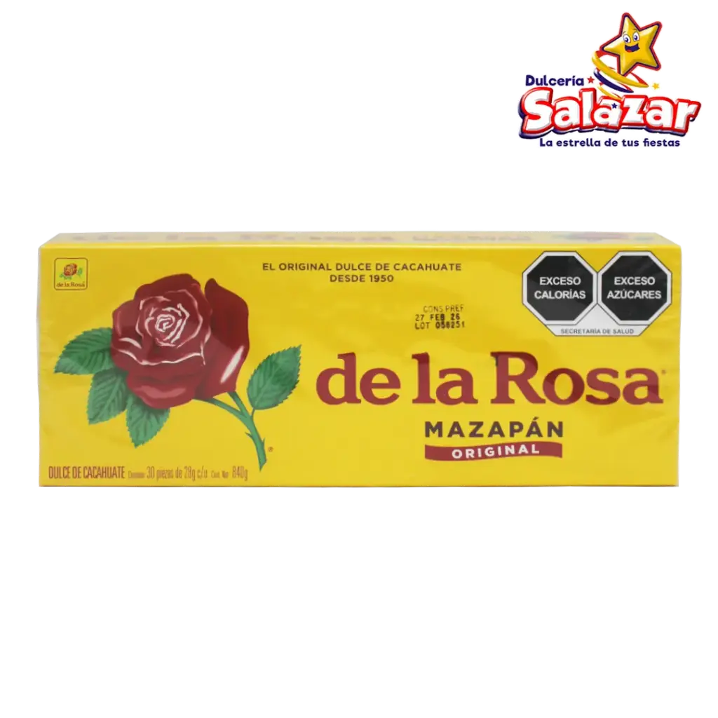 [ROS0001] MAZAPAN DE LA ROSA GRANDE -D.840G- "C/20/30"