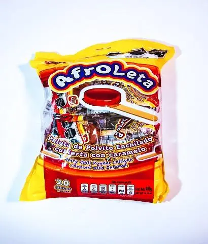 [DEL0044] PALETA AFROLETA POLVO ENCHILADO DELIC -D.30GR- "C/18/20"