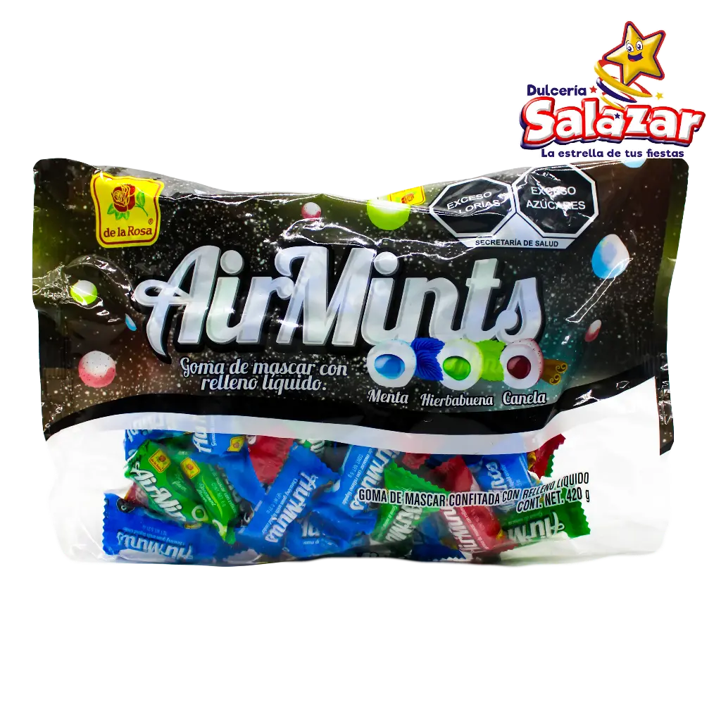 CHICLE AIR MINTS SURTIDO DLR -B.420GR- "C/20/70"