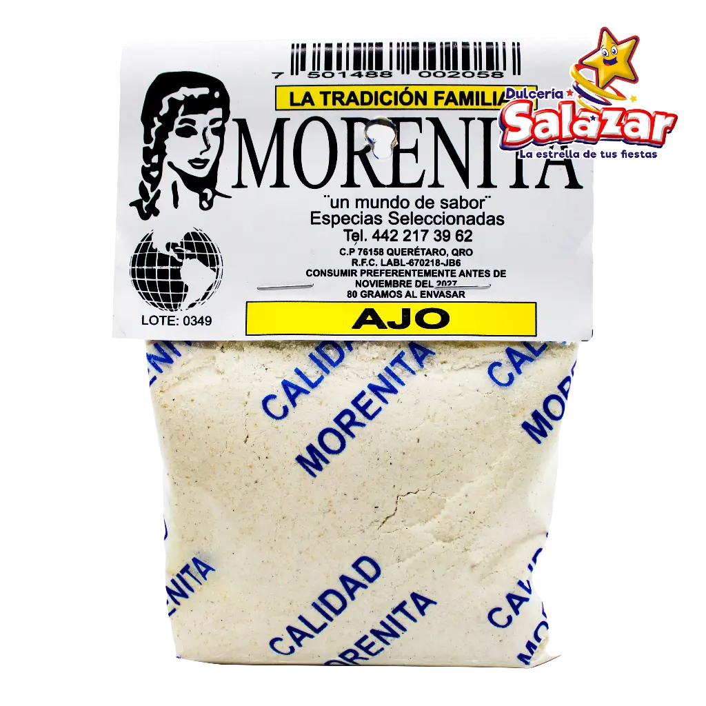 [MOR0004] AJO 80 GRAMOS 