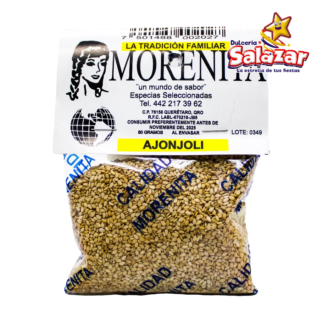 [MOR0001] AJONJOLI 80 GRAMOS 