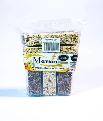 ALEGRIA DE MIEL CON CACAO Y CHOCOKRISPIS -D.14PZA- "C/19/15"