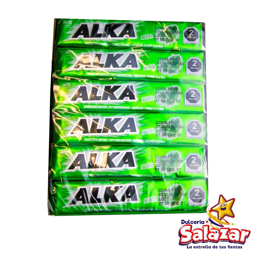 ALKA PASTILLA SABOR MENTA -D.367G- "C/12/12"