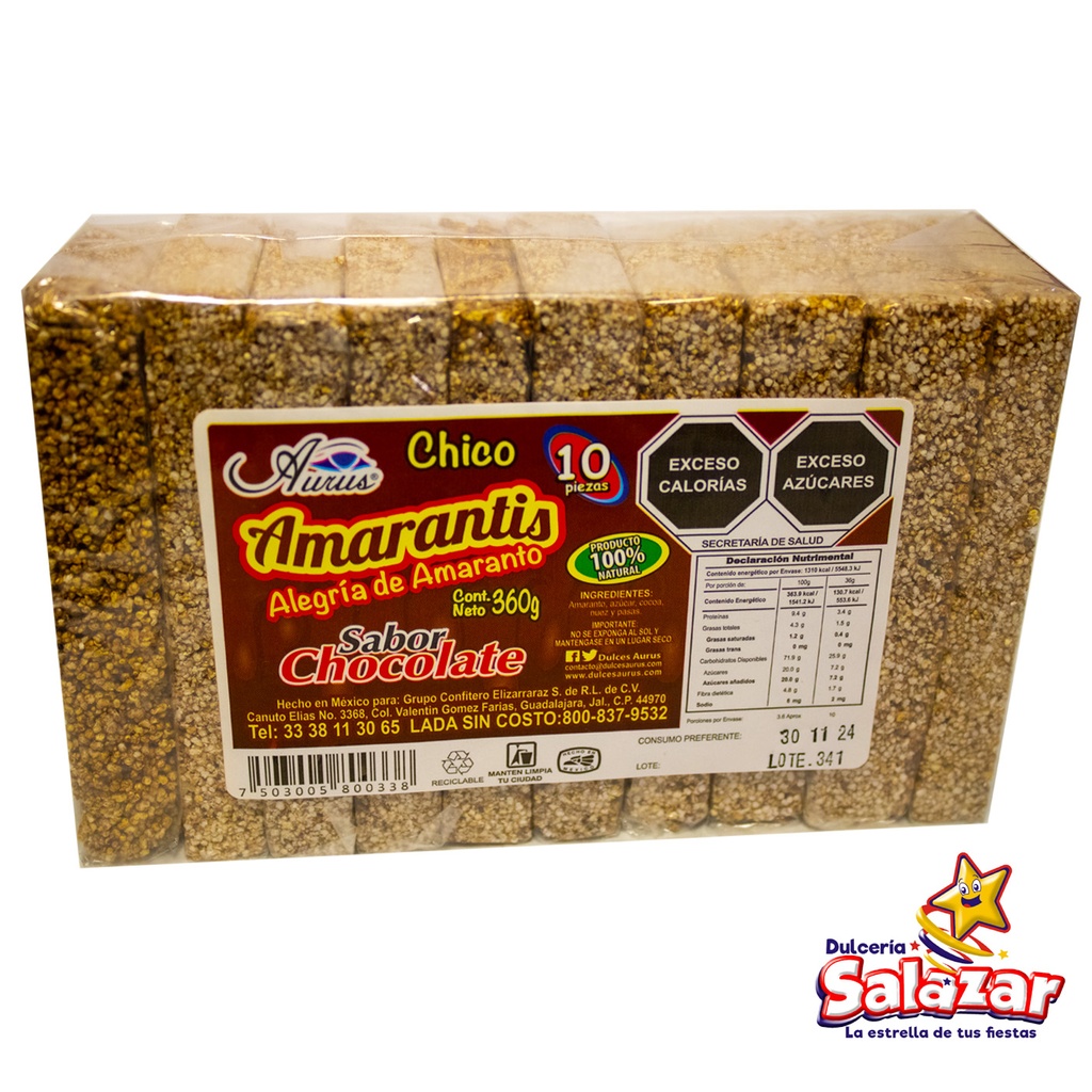 AMARANTIS ALEGRIA CHICA CHOCOLATE AURUS -B.360G- "C/32/10"