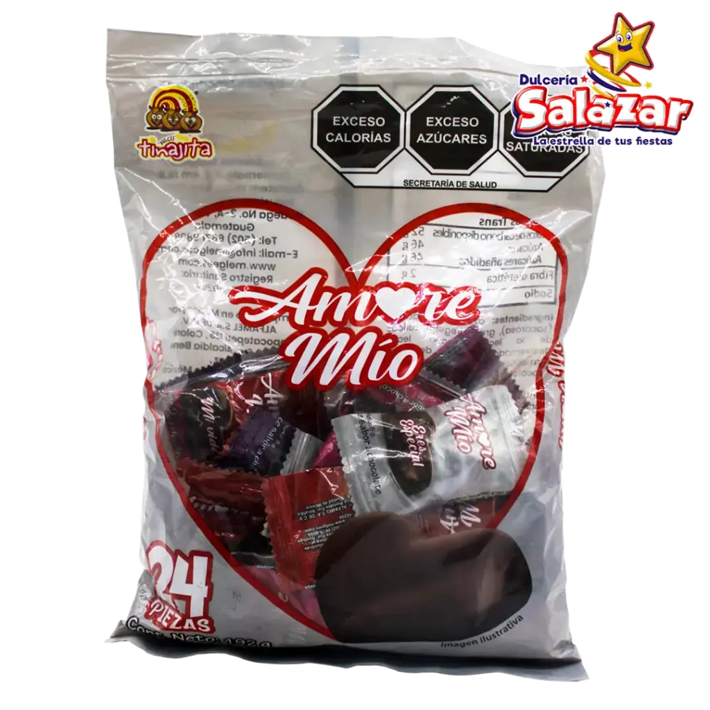 [TIN0023] AMORE MIO CHOCOLATE TINAJITA -B.192G- "C/26/24"