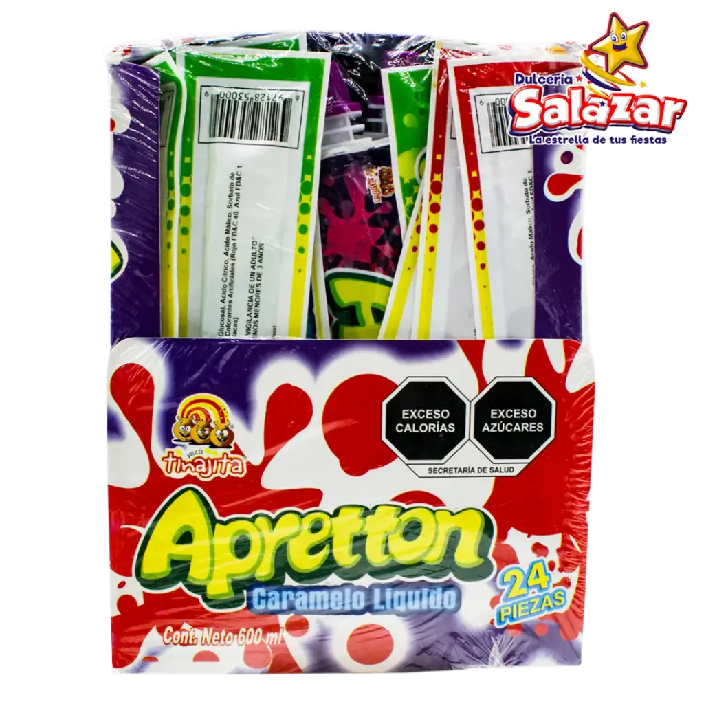 [TIN0114] APRETTON DULCE LIQUIDO TINAJITA -D.600GR - "C/24/24"
