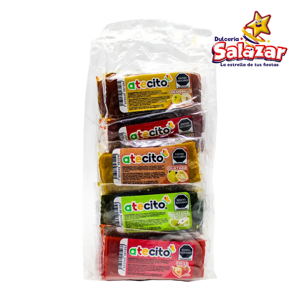 ATECITO DE FRUTAS - ENCHILADO -B. 375GR. -"C/20/15"