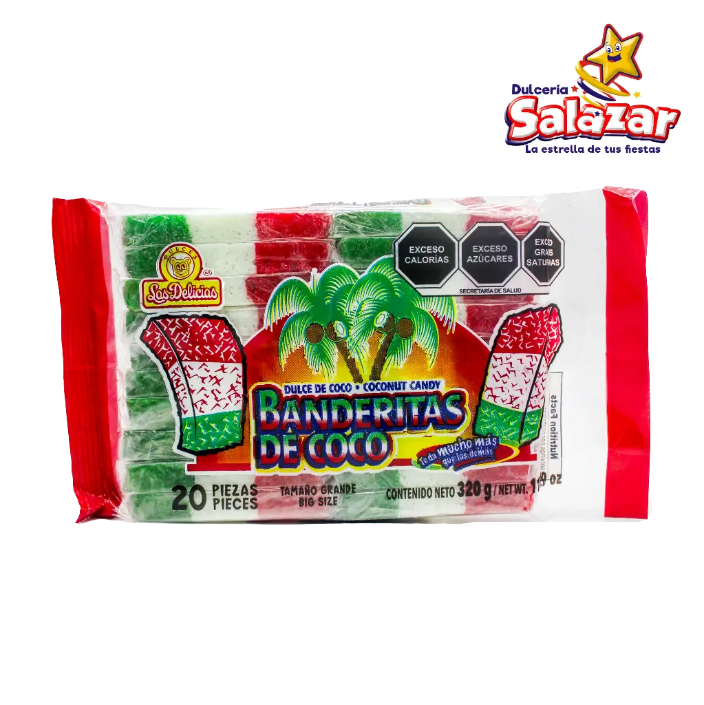 BANDERITA COCO GRANDE DELICIAS -B320G- "C/40/20"