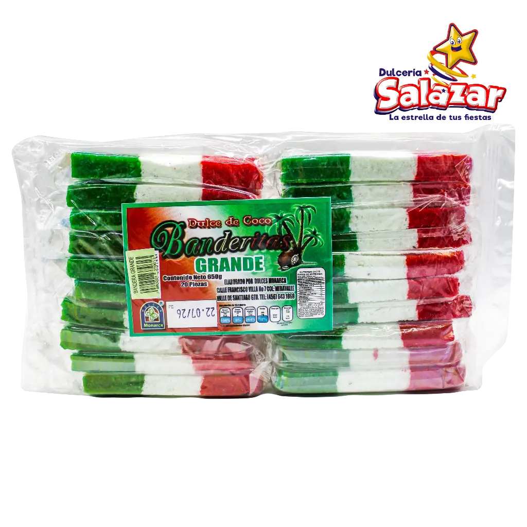 BANDERITA COCO GRANDE MONARCA -B.450G- "C/40/20"