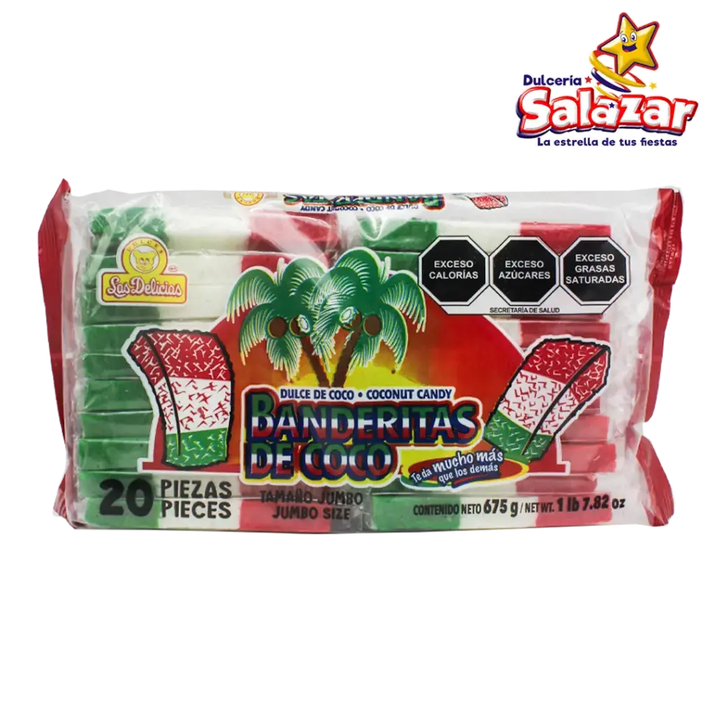 [DEL0045] BANDERITA COCO JUMBO DELICIAS -B.675G- "C/18/20"