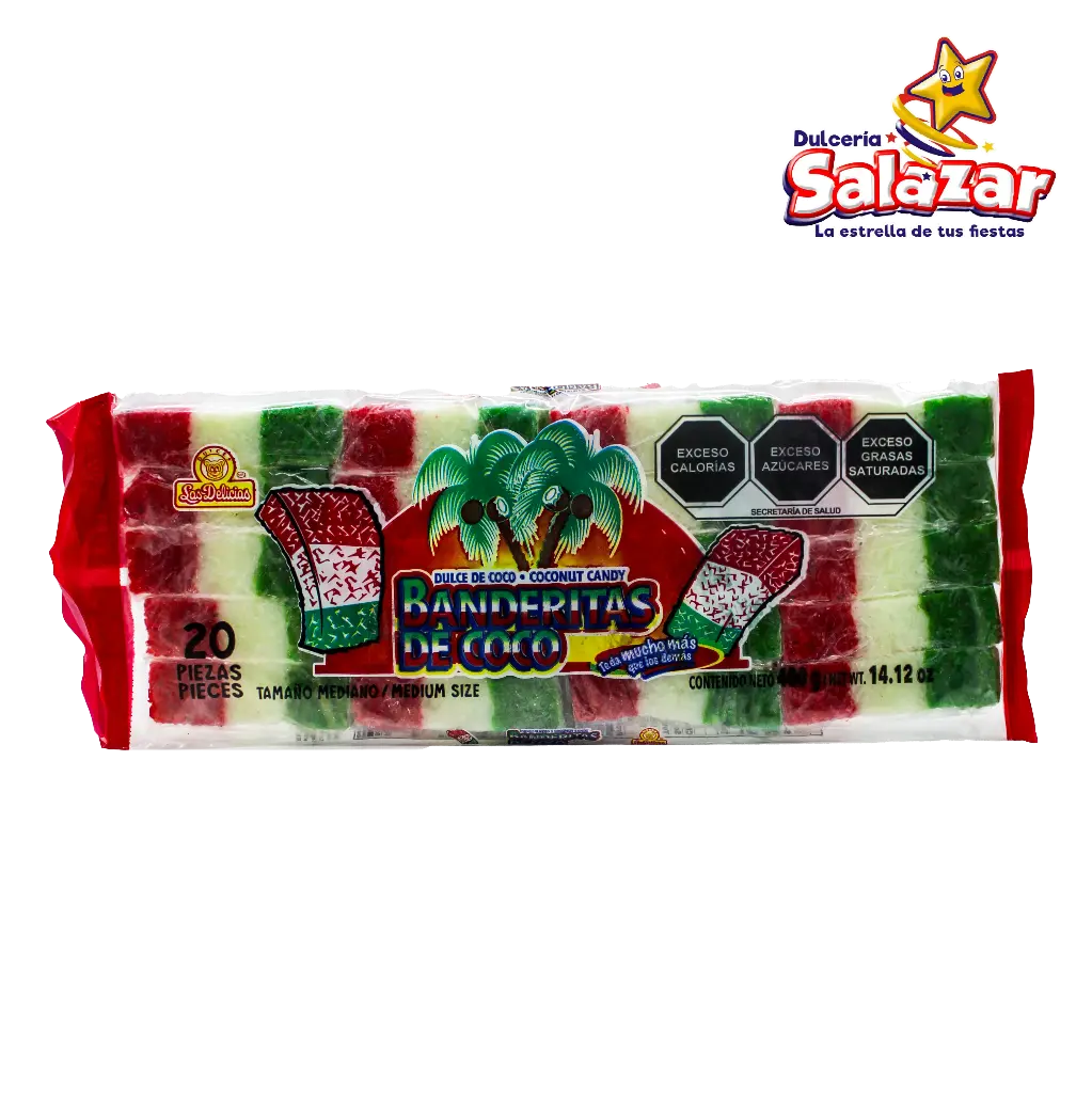 [DEL0059] BANDERITA COCO MEDIANA DELICIAS -B.400- "C/26/20"