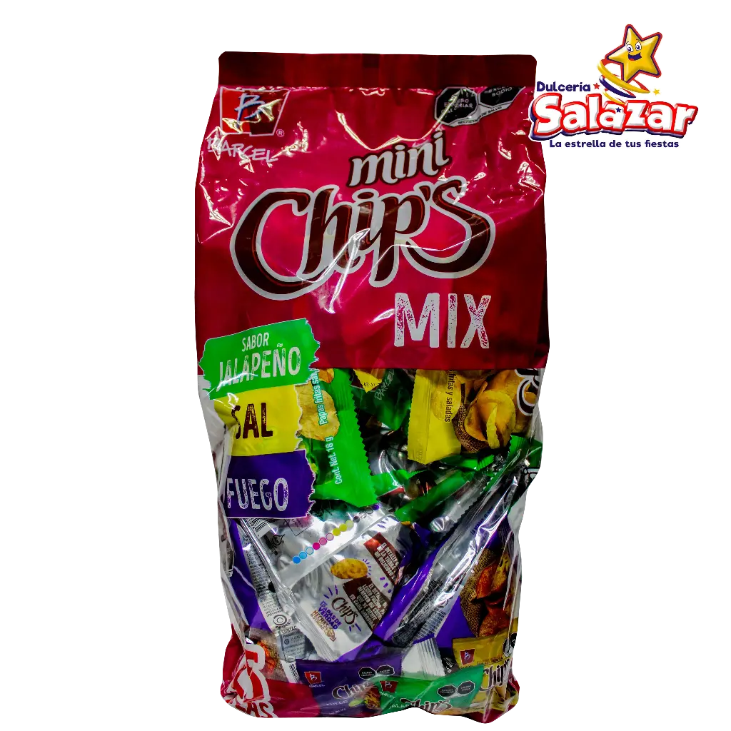 [BRC0001] BARCEL MINI CHIPS MIX -B.450GR- "C/6/25"