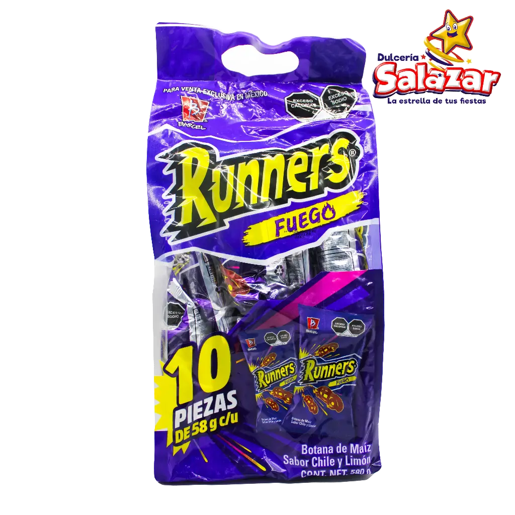 [BRC0005] BARCEL PACK RUNNERS FUEGO -B.580GR- "C/7/10"