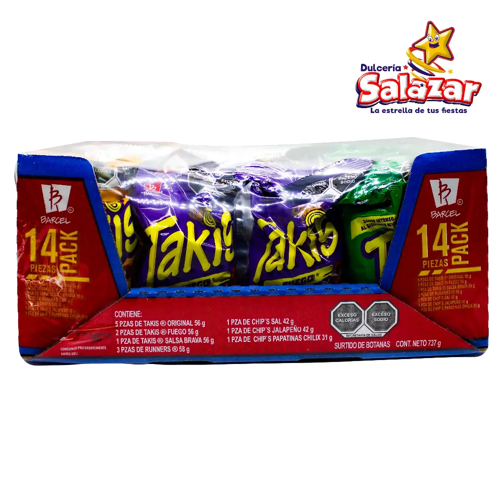 [RCO0466] BARCEL PACK SURTIDO -D.737G" C/7/14"