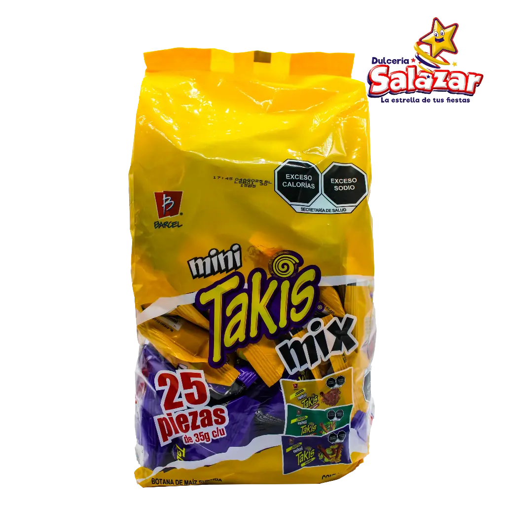 [BRC0008] BARCEL PACK TAKIS MINI MIX -B.875G- "C/3/25"
