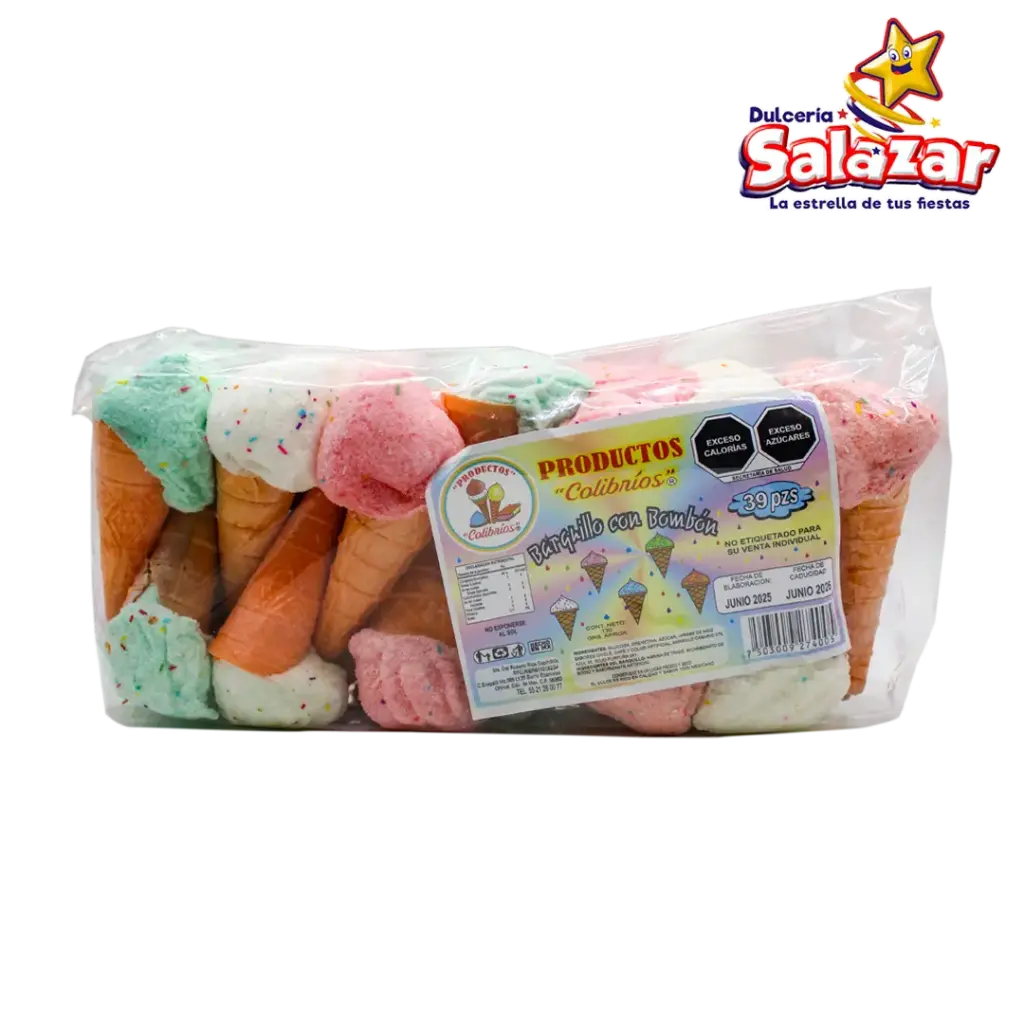 [CRS0003] BARQUILLO C/MALVAVISCO NORMAL COLIBRIOS -B.260G- "C/16/39"