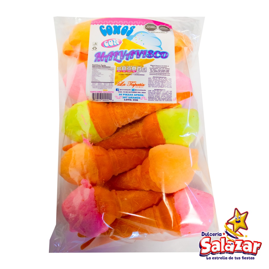 [TAPA0005] BARQUILLO CON BOMBON TAPICONO GIGANTE -B.287GR "C/16/20"