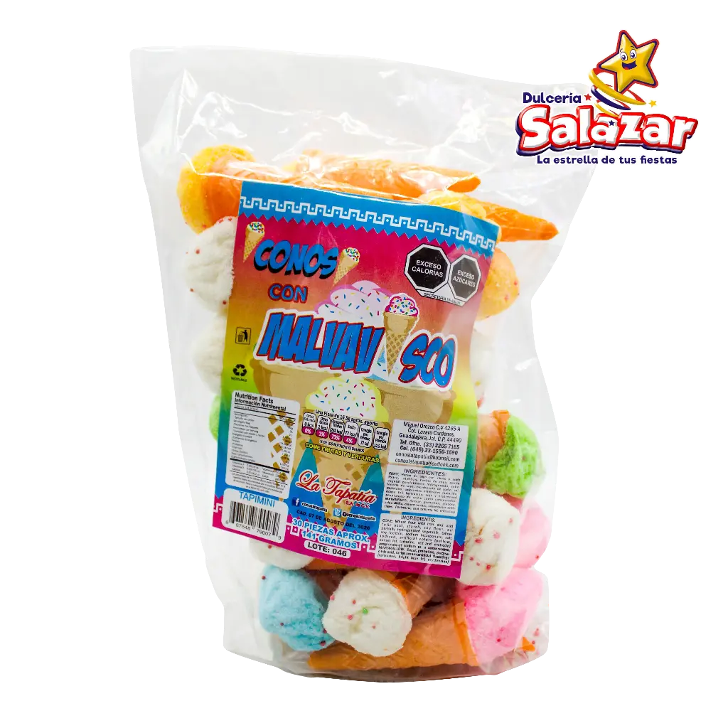 BARQUILLO CON BOMBON TAPIMINI -B.200G- "C/20/30"