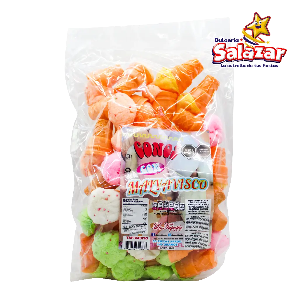 BARQUILLO CON BOMBON TAPIVASITO -B.30PZA- "C/20/30"