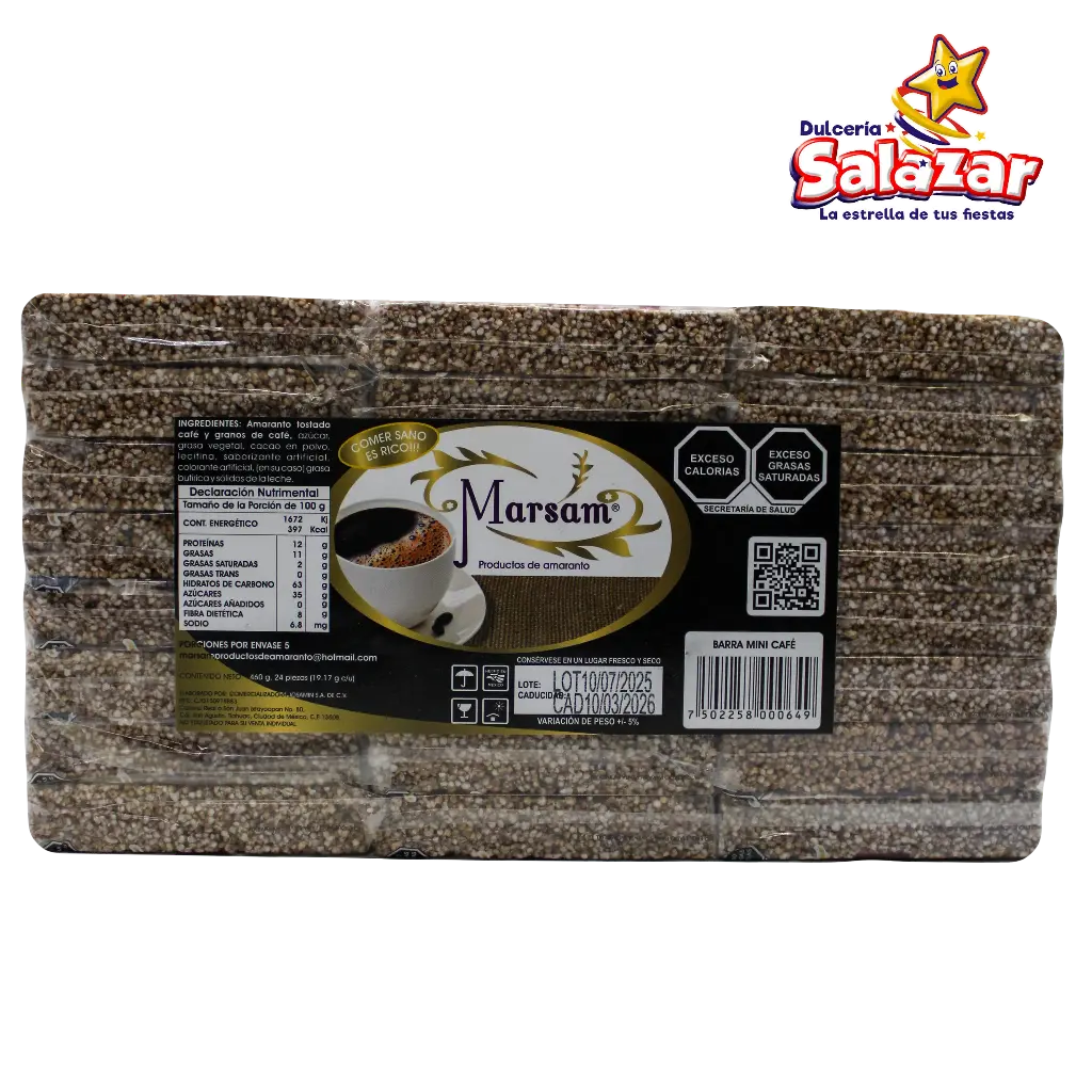 [MARS0014] BARRA MINI CAFE MARSAM -B.460G.- "C/21/24"