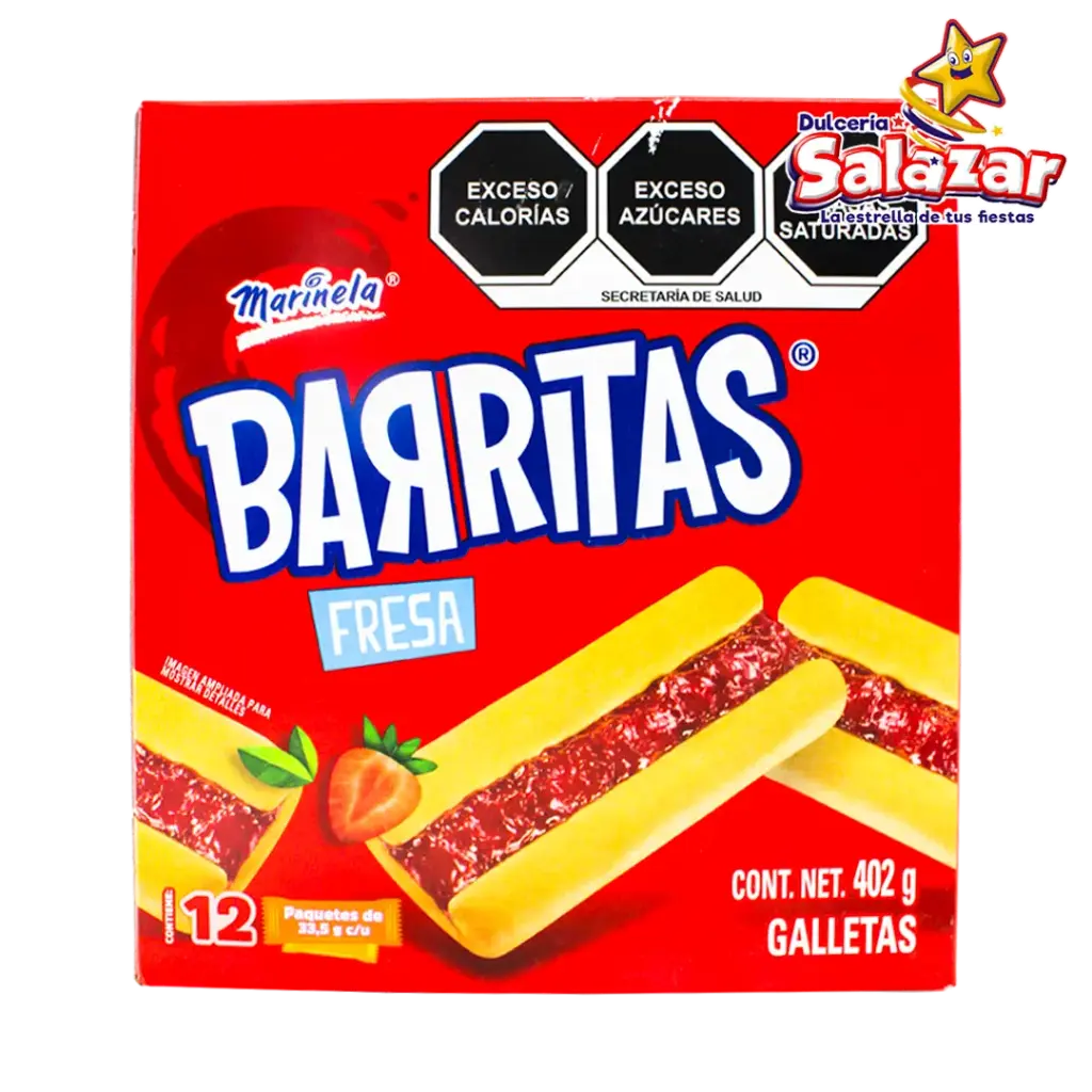 BARRITAS FRESA MARINELA -D.402G- "C/12/12"