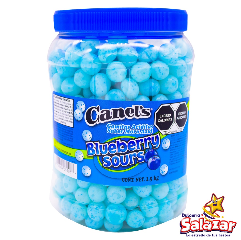 [CAN0011] BLUEBERRY SOURS  (GOMITAS ACIDITAS) -V.-1.5KG.- "C/8/1"