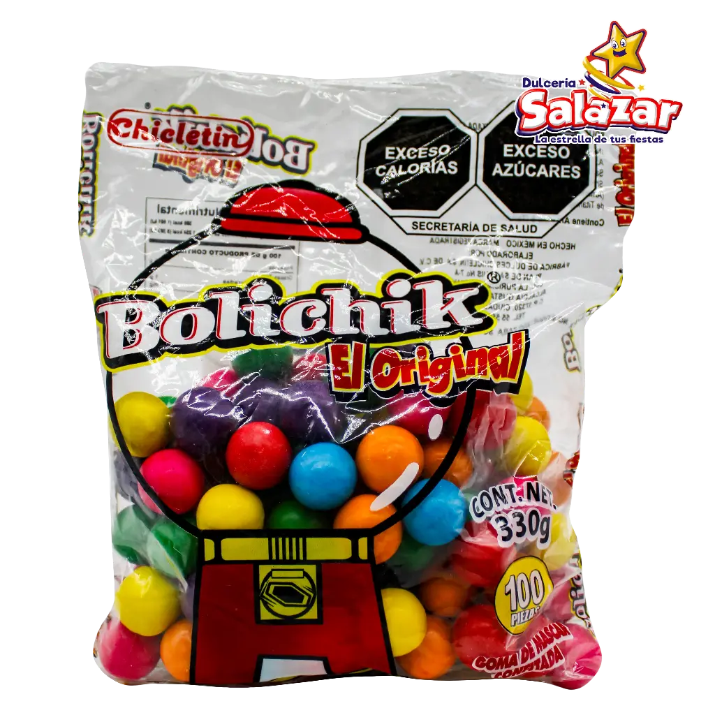 CHICLE BOLICHIK SURTIDO GOMEZ -B.330G- "C/25/100"