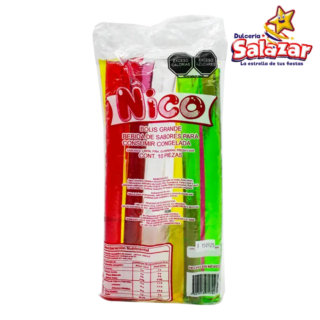 [NIC0003] BOLIS NICO GRANDE SURTIDO -B.700G- "C/36/10"