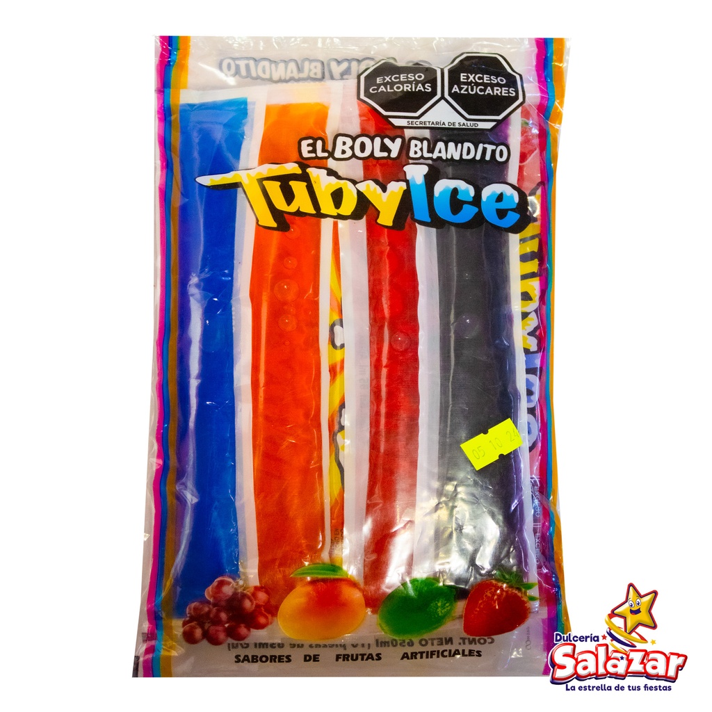 [FRU0012] BOLIS TUBY ICE SABORES -B.650ML- "C/15/10"