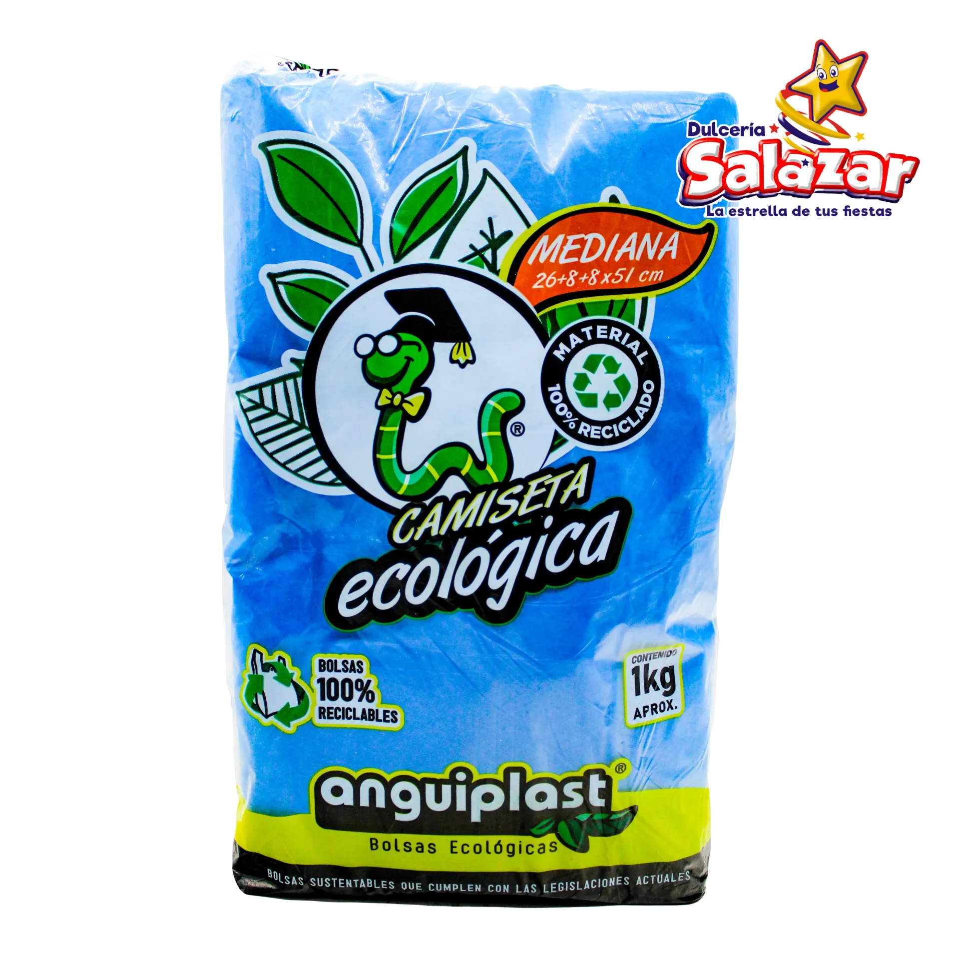 [ANG0008] BOLSA ASA POLIPAPEL COLOR CHICA ANGUIPLA "B/25/1"