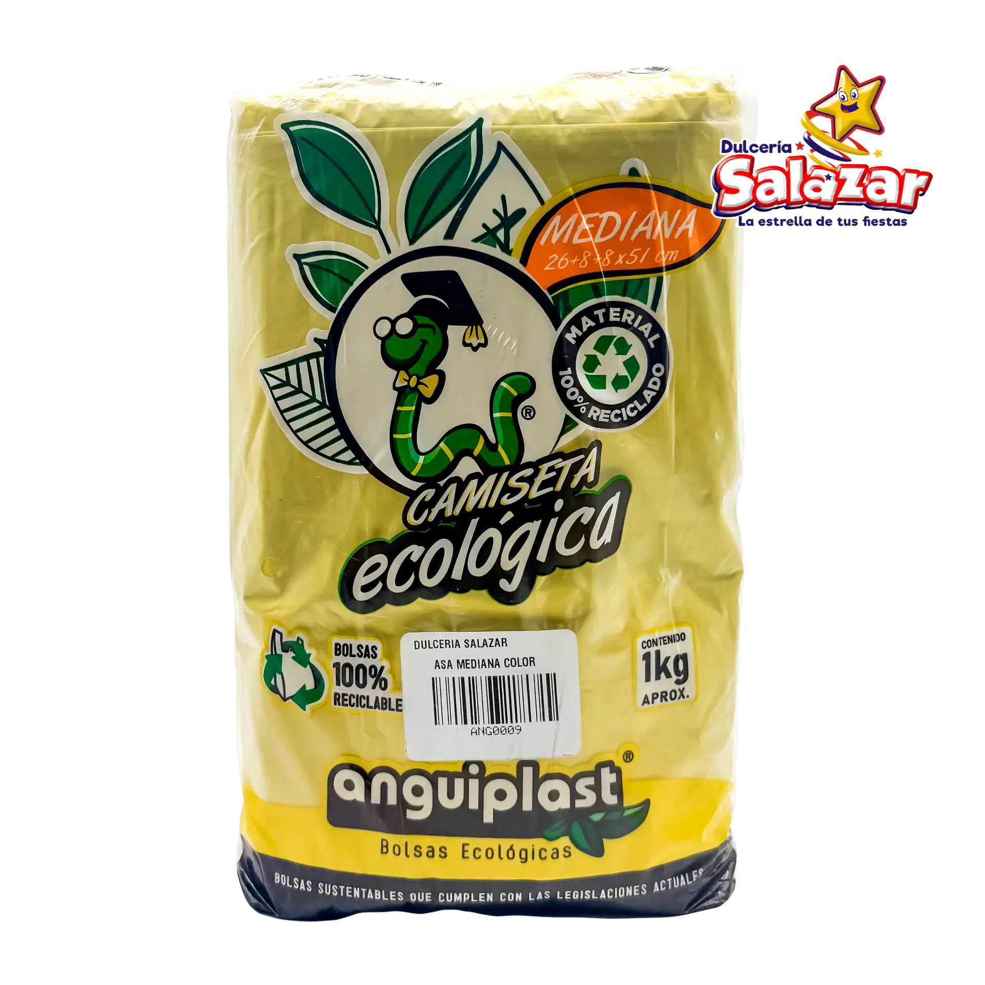[ANG0009] BOLSA ASA POLIPAPEL COLOR MEDIANA ANGUIP "B/25/1"