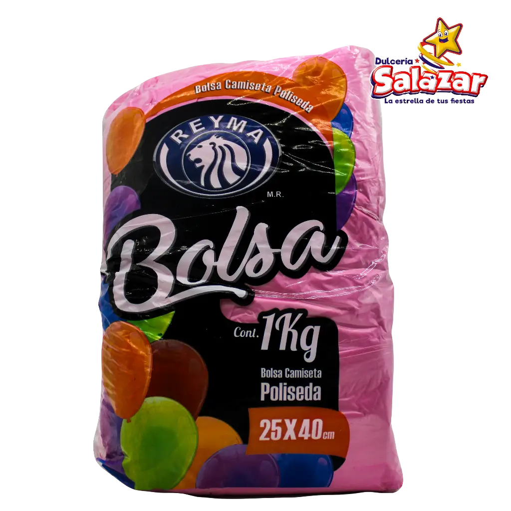 [REYM0240] BOLSA POLISEDA ASA CHICA REYMA 25X40CM BPF2540 -B.1KG- "B/25/1"