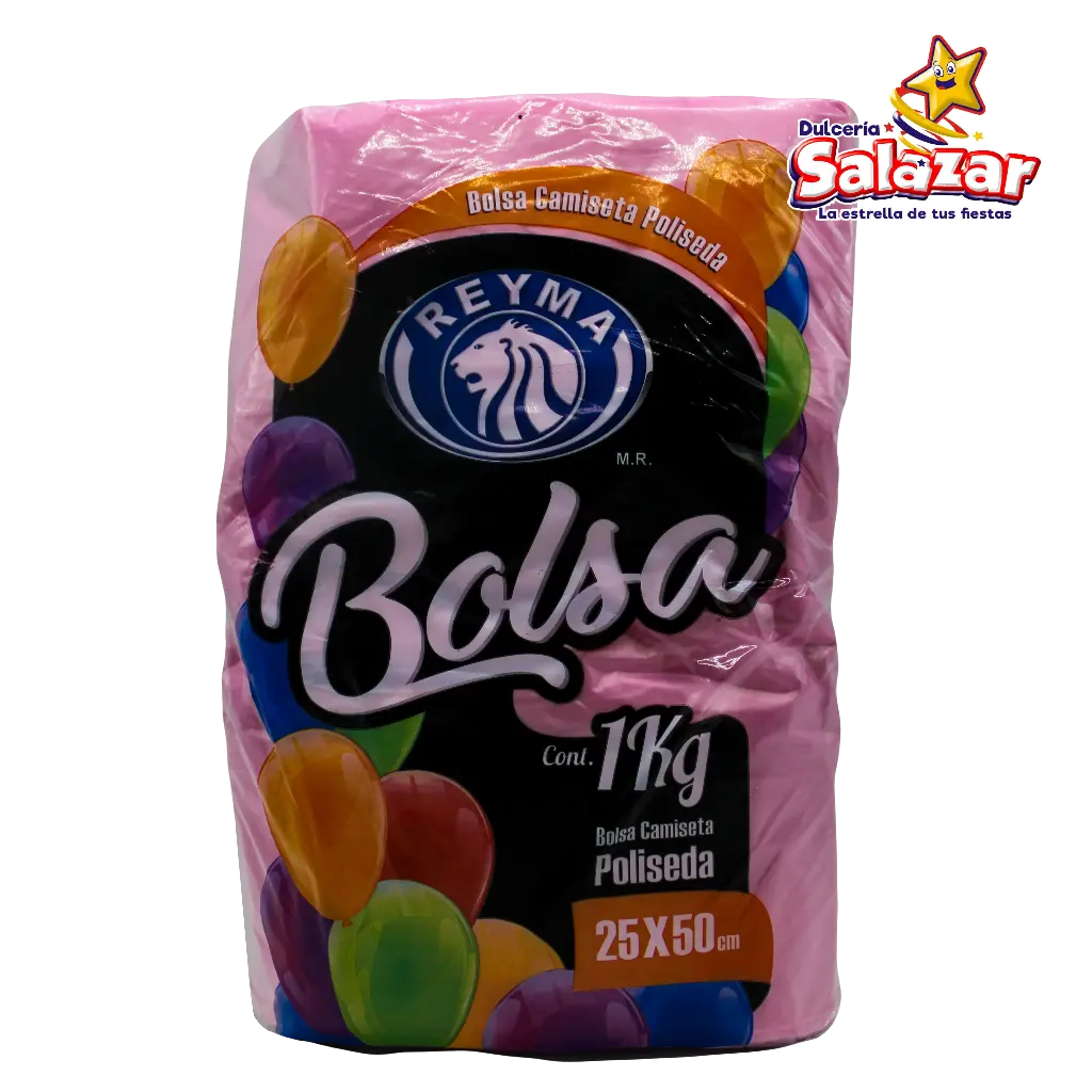 BOLSA POLISEDA ASA MEDIANA REYMA 25X50CM -B.1KG- BPF2550 "B/25/1"