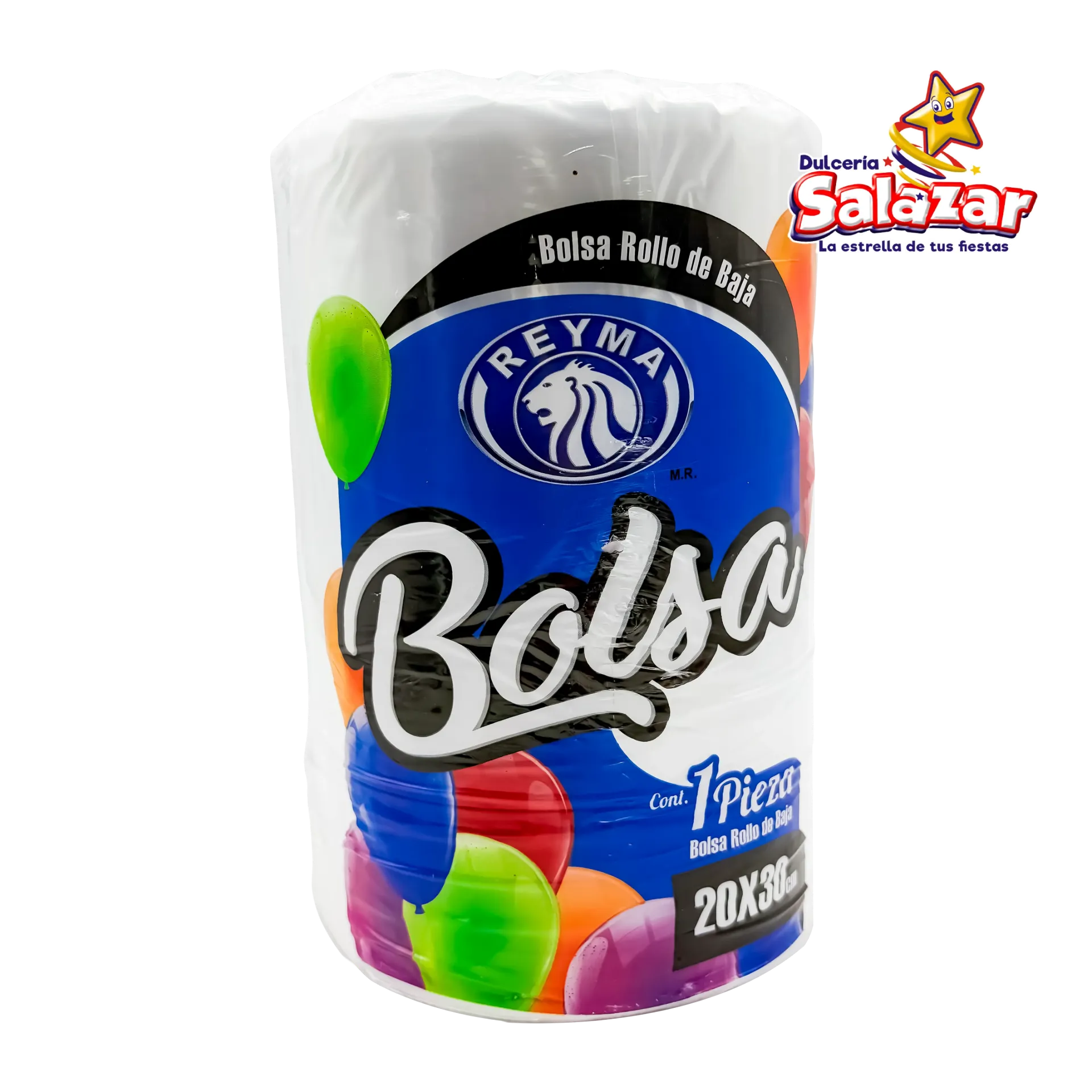 [REYM0261] BOLSA BAJA PLASTICO ROLLO 20X30 CM BBR2030 NATURAL -B.1KG- "C/1/1"